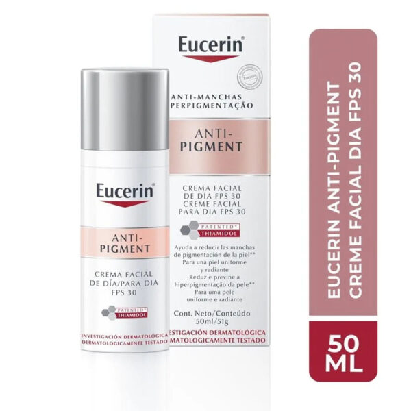 Eucerin Anti-Pigment Creme Clareador Facial Dia FPS30 50ml